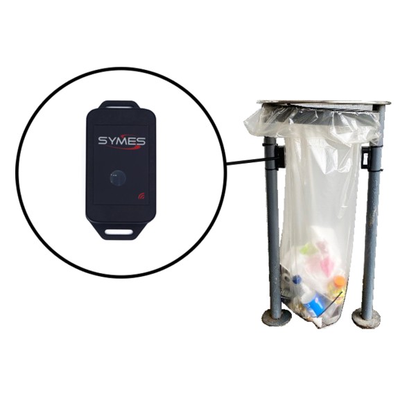 Trash bin fill level sensor - 